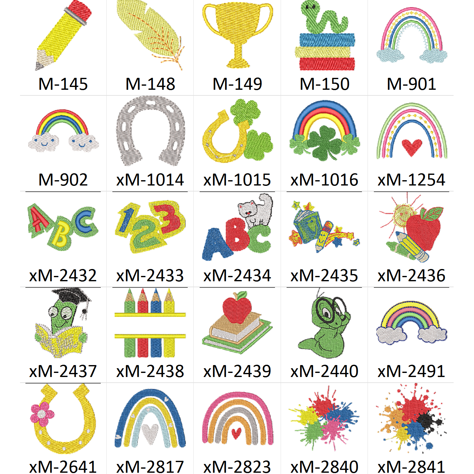 Herzen - Sterne - Sonne - Wolken - Regenbogen - Einschulung