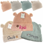 Preview: Baby Bio Stickmütze aus Baumwolle 6-24 M mit Motiv & Namen bestickt