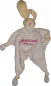 Preview: Schmusetuch,Schnuffeltuch Hase mit Name & Datum/Text bestickt