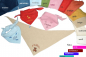 Preview: FLEECE Halstuch (Schal) mit Motiv / Namen