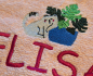 Preview: CLASSIC Duschtuch 70x140 mit Namen/ Motiv bestickt