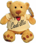 Preview: Teddy "Pummelchen" klein/ 26cm mit Minimotiv/Name & Datum bestickt