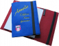 Preview: Notizbuch mit Filzeinband (Buch-Umschlag) DIN A5 (groß) + Name/Spruch & Motiv bestickt