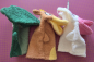 Preview: Hand-Waschlappen Tier 16x21cm mit Namen bestickt