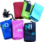 Preview: Handy-Tasche (klein) mit Karabiner & Motiv, Namen oder Monogramm bestickt