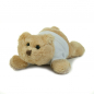 Preview: Mini-Teddy (Magnet oder Anhänger) mit Monogramm/Namen bestickt