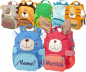 Preview: SigiKid Kinder-Pfötchen-Rucksack mit Namen bestickt