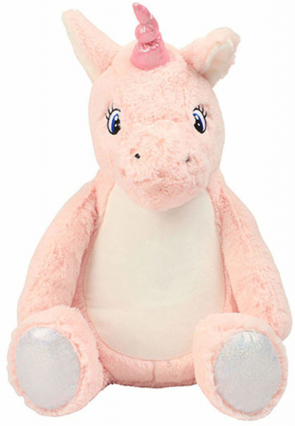 Plüsch Eule Koala Einhorn Pinguin oder Hase (40cm) mit Motiv/Name & Datum