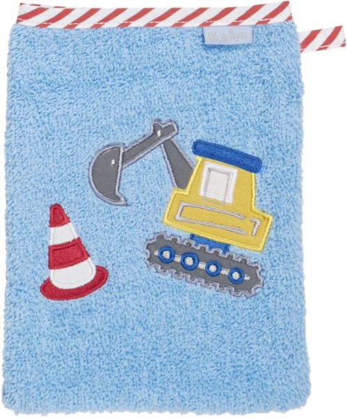 Preview: MOTIV Waschhandschuh 16x21cm mit Namen bestickt