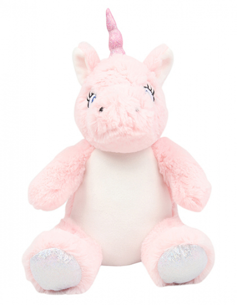 Plüschtier (25cm) Einhorn, Löwe, Bär, Eule, Elefant, Hase oder Pinguin  mit Sternzeichen/Motiv/Name bedruckt