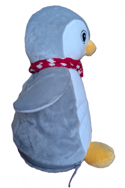 Plüsch Eule Koala Einhorn Pinguin oder Hase (40cm) mit Motiv/Name & Datum