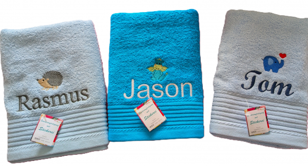CLASSIC Handtuch 50x100 mit Namen/ Motiv bestickt