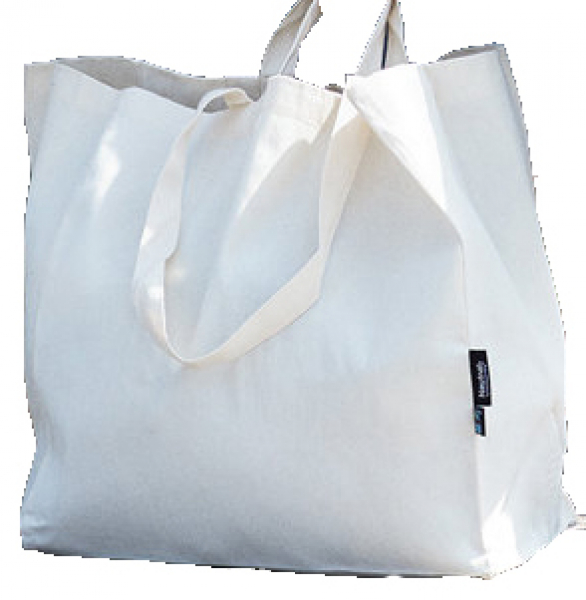 Große Shopper-Tasche aus BiO-Baumwolle (Twin-Träger) mit Namen & Motiv bestickt