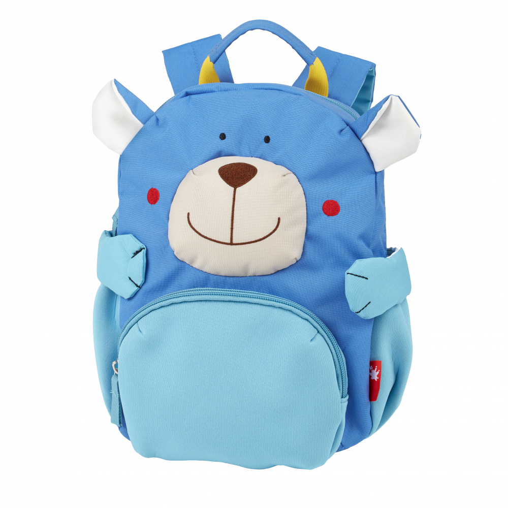 SigiKid Kinder-Pfötchen-Rucksack mit Namen bestickt