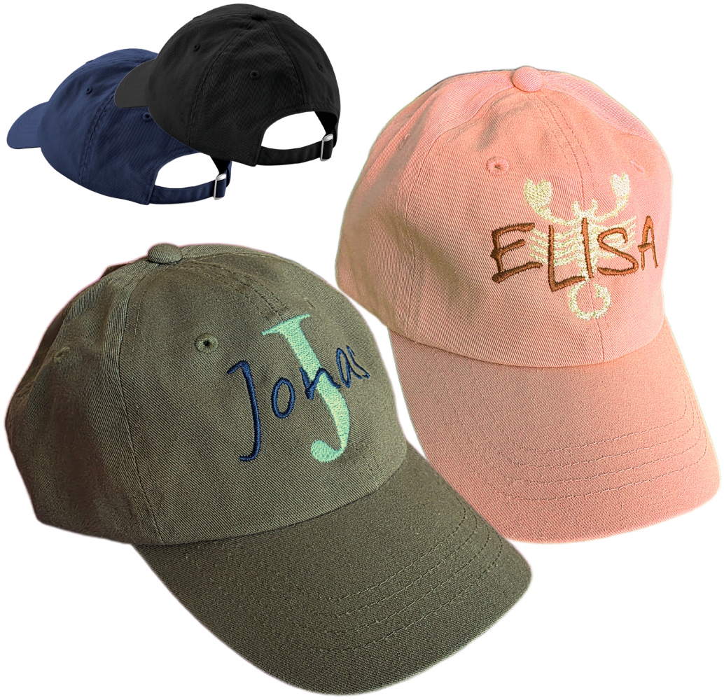 Low Profile Dad CAP ab 12J (ERW) mit Emblem / Namen bestickt