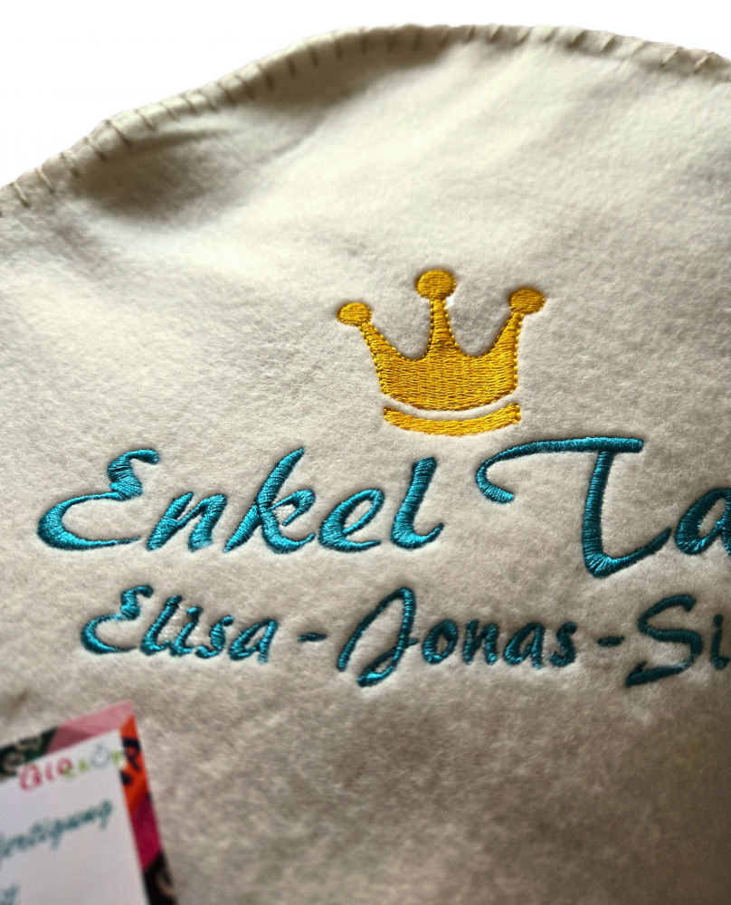 Fleecedecke 130x170cm mit Namen/ Motiv bestickt