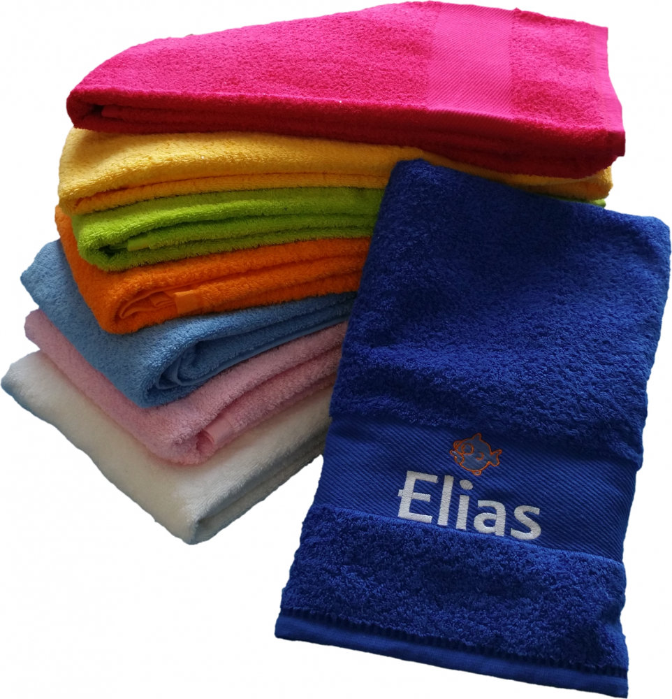 Handtuch 50x100 mit Namen/ Motiv bestickt