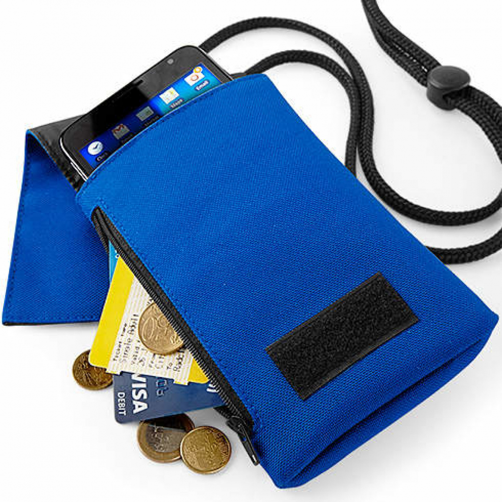 Handy-Tasche (klein) mit Karabiner & Motiv, Namen oder Monogramm bestickt