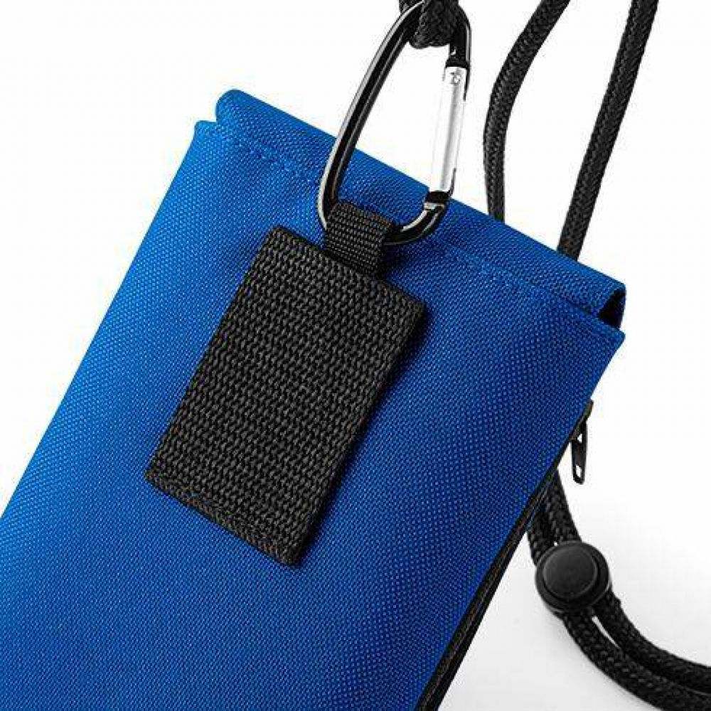 Handy-Tasche (klein) mit Karabiner & Motiv, Namen oder Monogramm bestickt