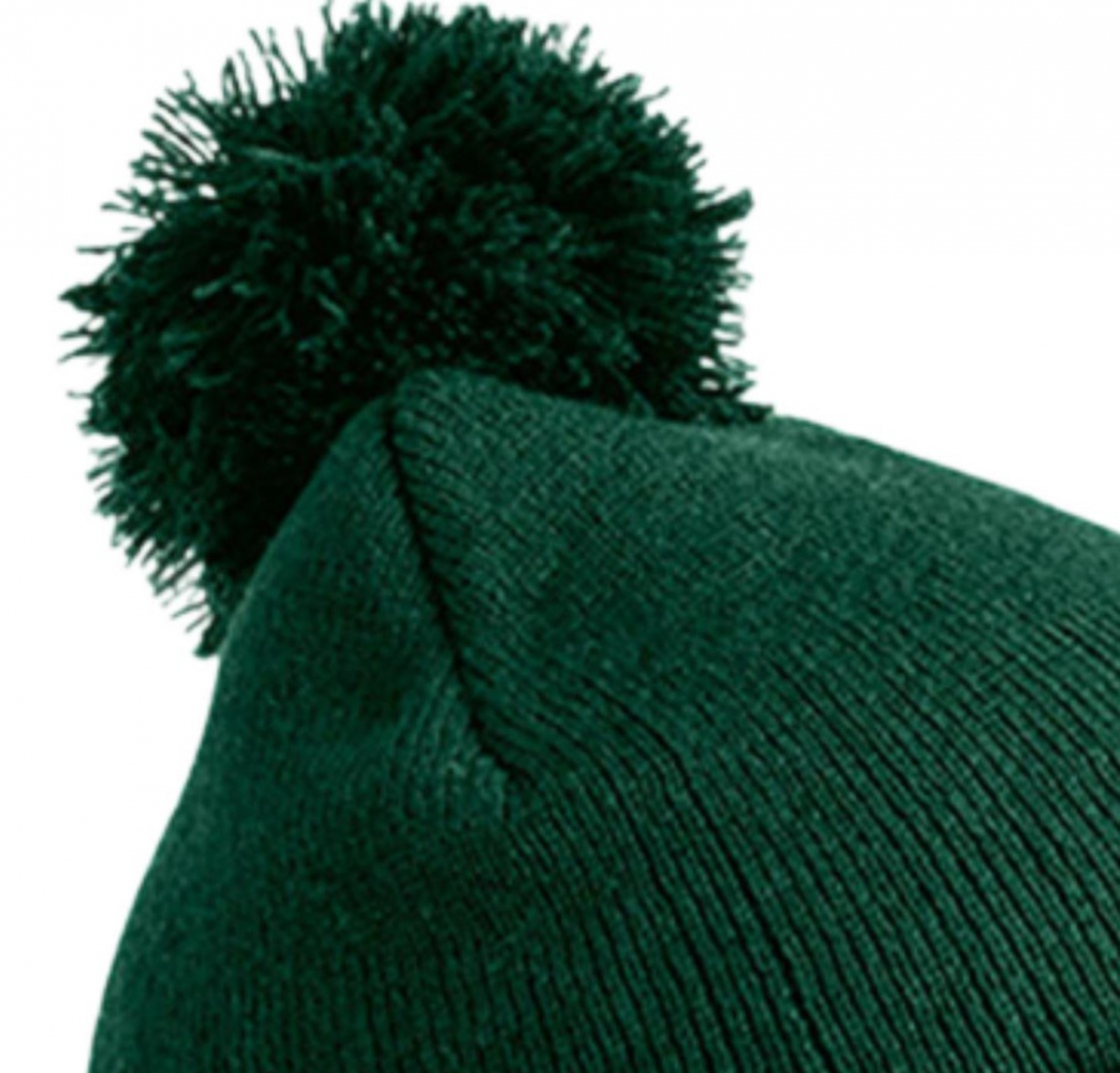 Kinder-Bommel-Strickmütze mit Motiv / Namen bestickt