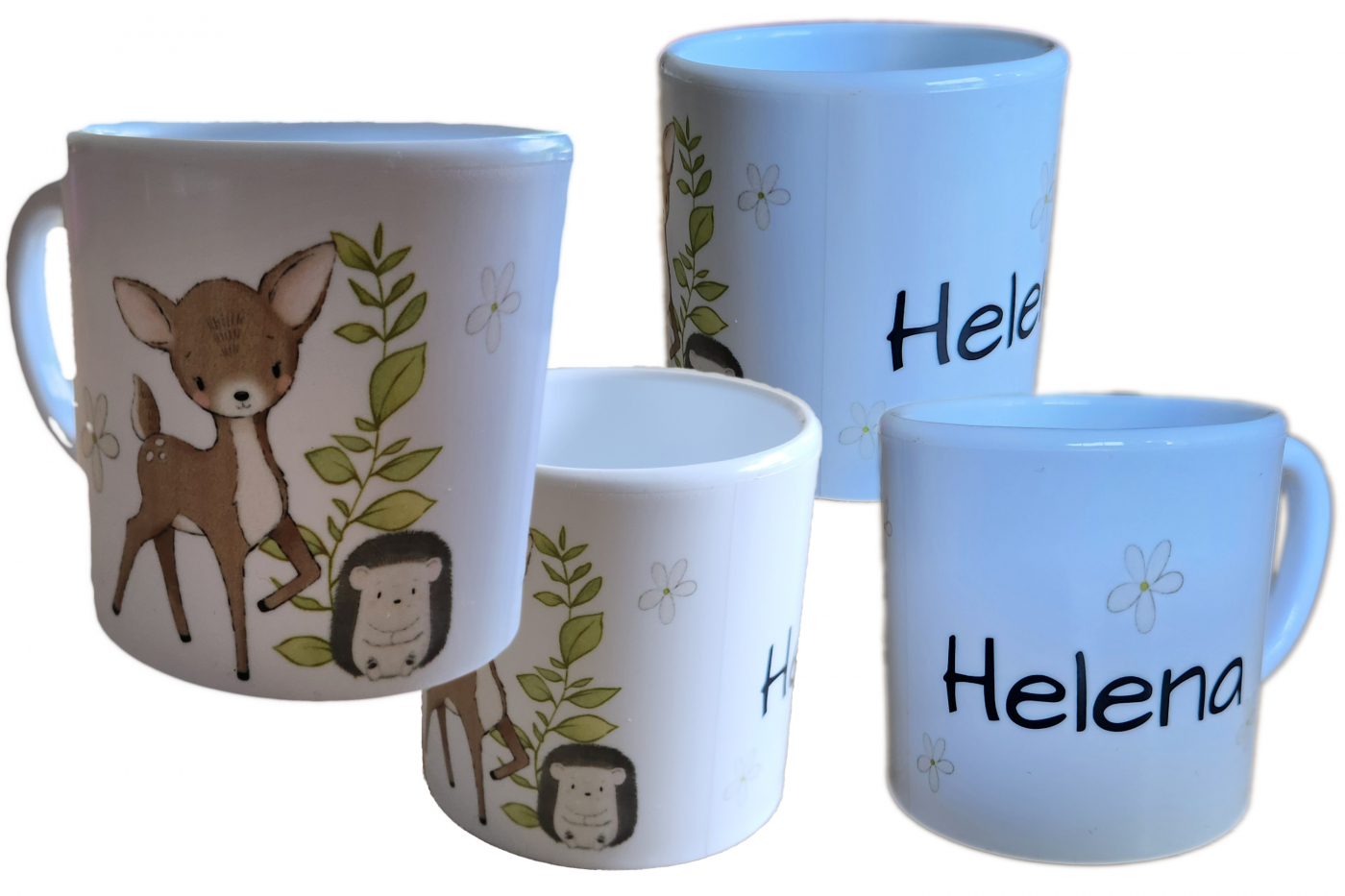 Kinder-Tasse Becher Kunststoff mit Sternzeichen/Motiv/Namen/Spruch bedruckt