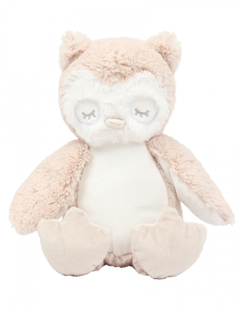 Plüschtier (25cm) Einhorn, Löwe, Bär, Eule, Elefant, Hase oder Pinguin  mit Sternzeichen/Motiv/Name bedruckt