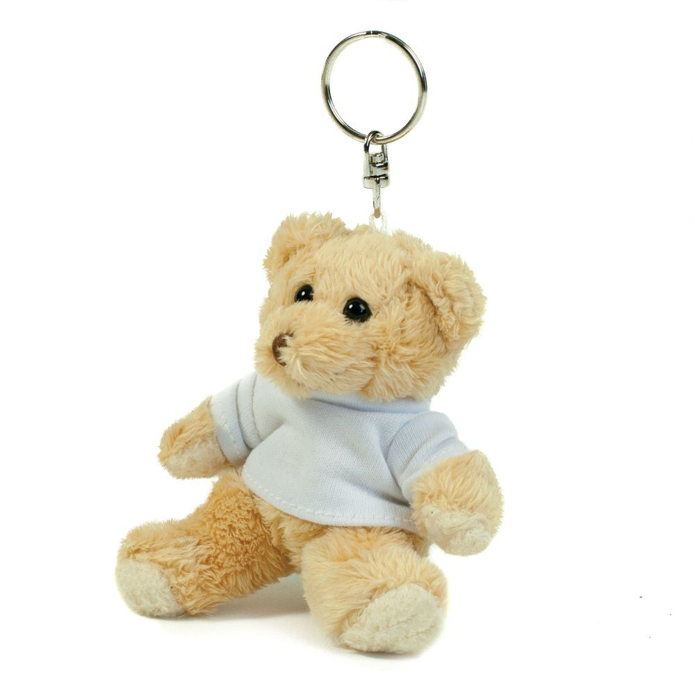 Mini-Teddy (Magnet oder Anhänger) mit Monogramm/Namen bestickt