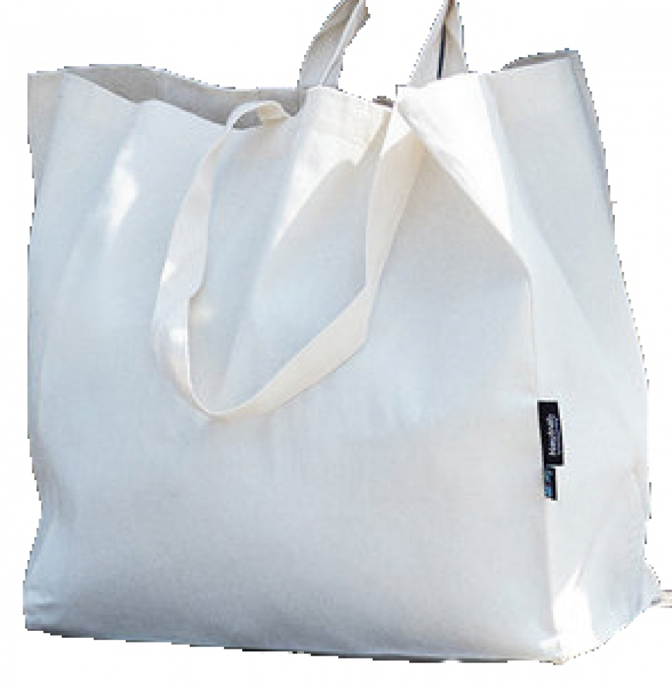 Große Shopper-Tasche aus BiO-Baumwolle (Twin-Träger) mit Namen & Motiv bestickt