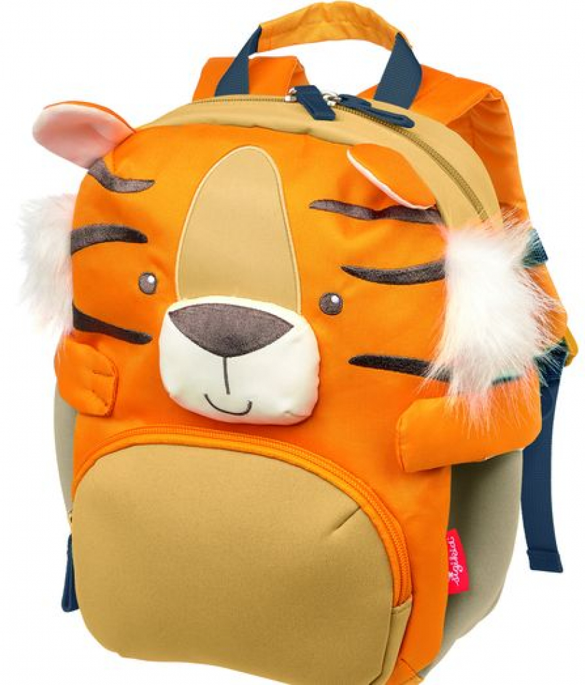 SigiKid Kinder-Pfötchen-Rucksack mit Namen bestickt